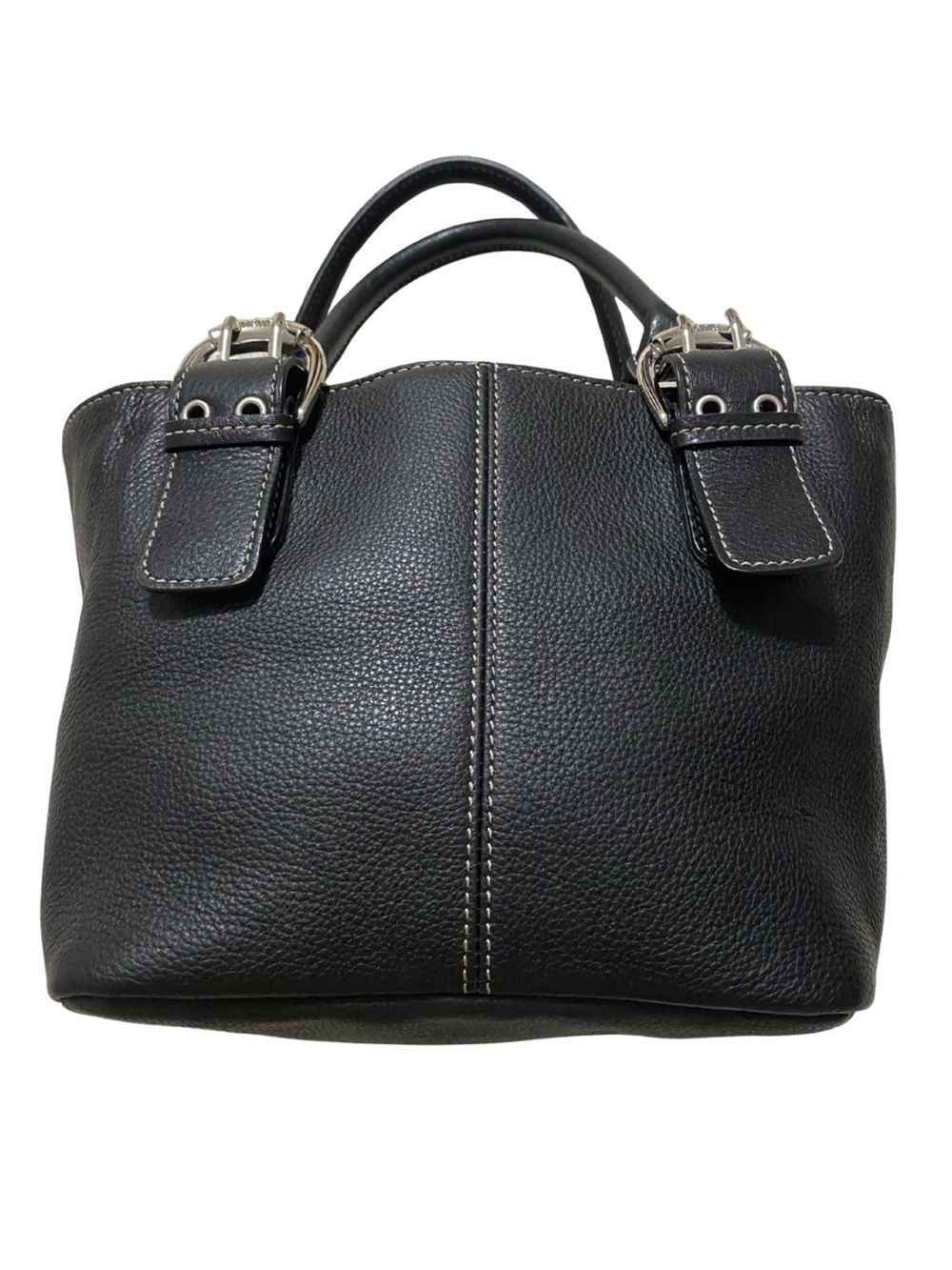 Tignanello Small Black Leather Handbag